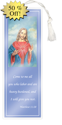 Sacred Heart Jesus Bookmark