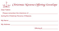 Christmas Novena Offering Envelope