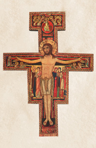 San Damiano Holy Card