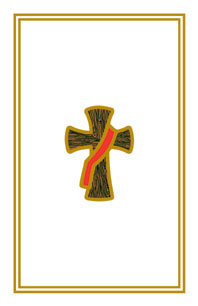 Deacon Cross Holy Card