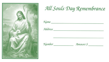 All Souls Remembrance Envelope