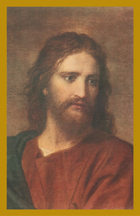 Loving Jesus Holy Card