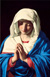 Madonna in Prayer Holy Card