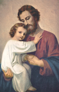 St. Joseph and Child Holy Card