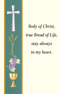 Banner Communion Holy Card