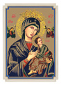 Our Lady of Perpetual Help Mass Card