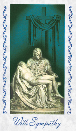 The Pieta Mass Card