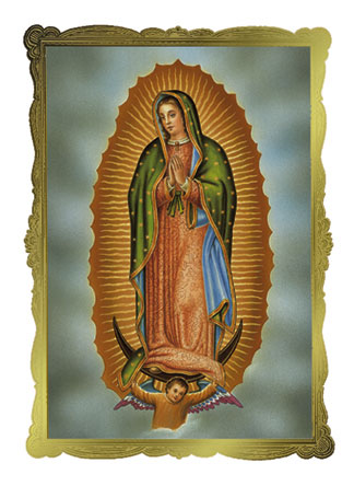 Our Lady of Guadalupe Mass Card