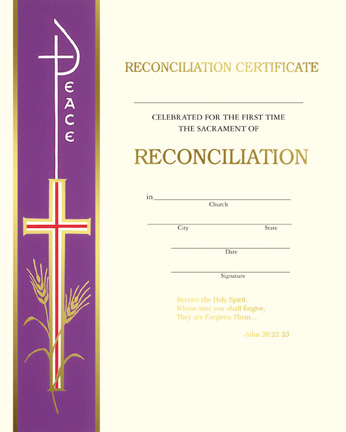 Banner Reconciliation Certificate
