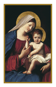 Limited Quantities Madonna and Child Holy Card