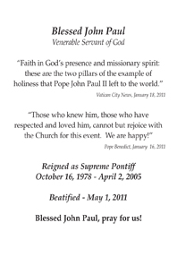 Blessed John Paul