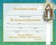 Inspirational Reconciliation Certificate