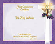 Inspirational Create Your Own Communion Certificate