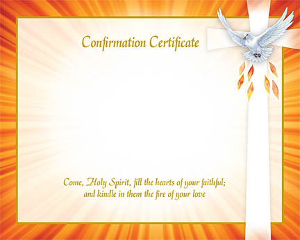 Inspirational Create Your Own Confirmation Certificate