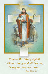 Inspirational Reconciliation Holy Card