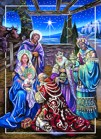 Nativity with the Three Kings