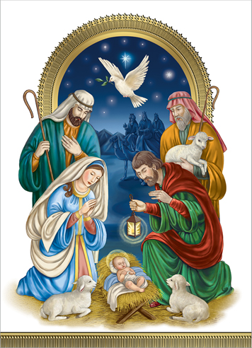 Nativity with Dove